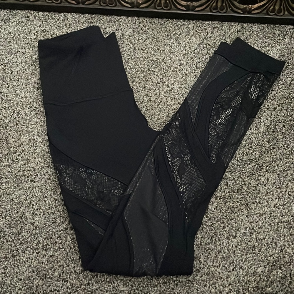 Lululemon semi mesh leggings